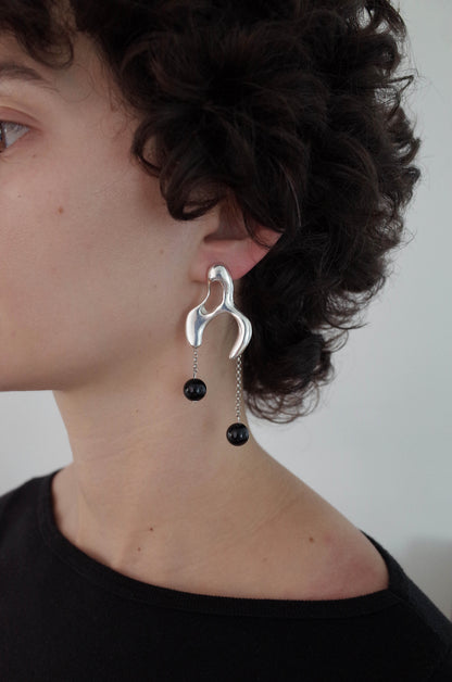 Mobile Onyx Earrings