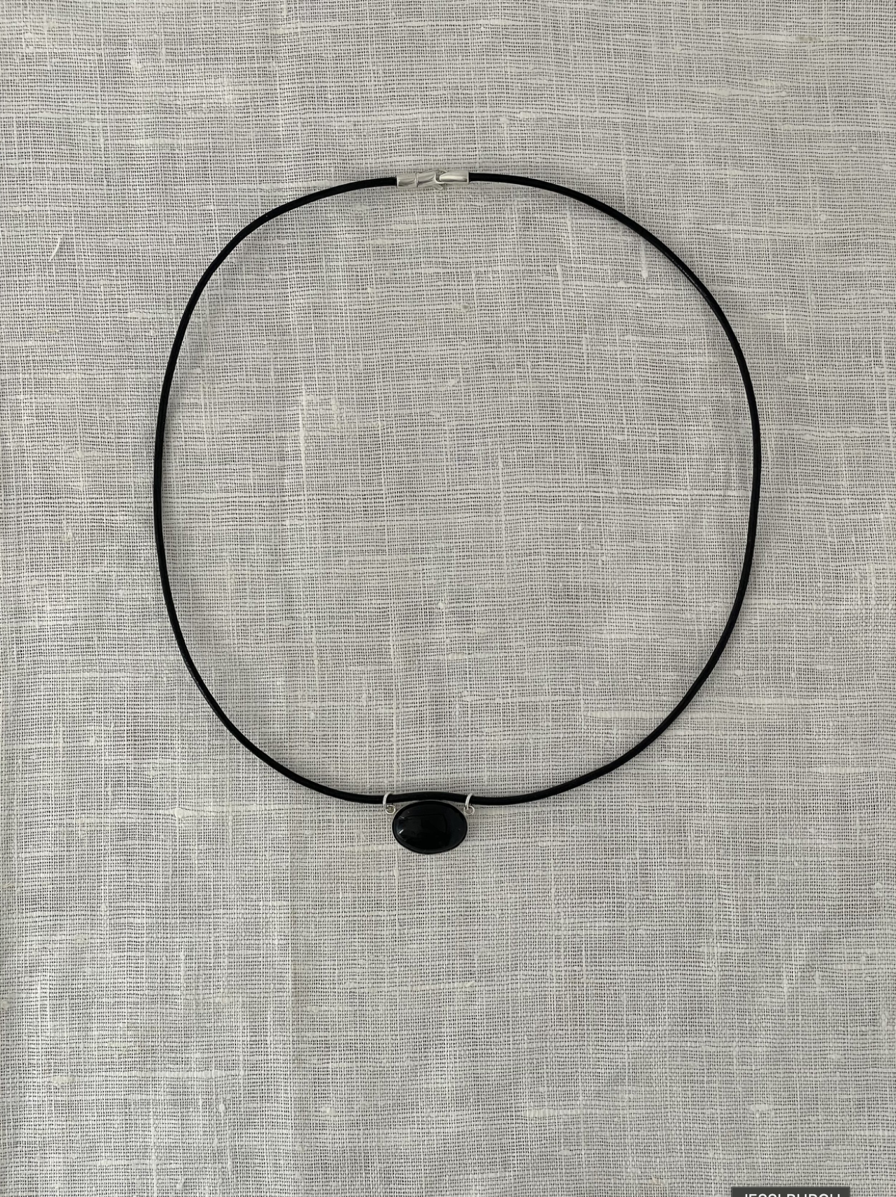 Onyx Cord Necklace